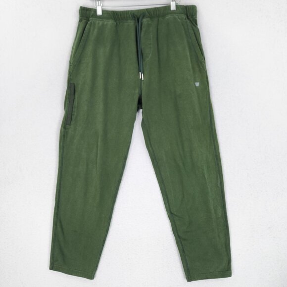 Mack Weldon Pants Mens XL Green Jogger Sweatpants Cotton Stretch Loungewear - Picture 1 of 11